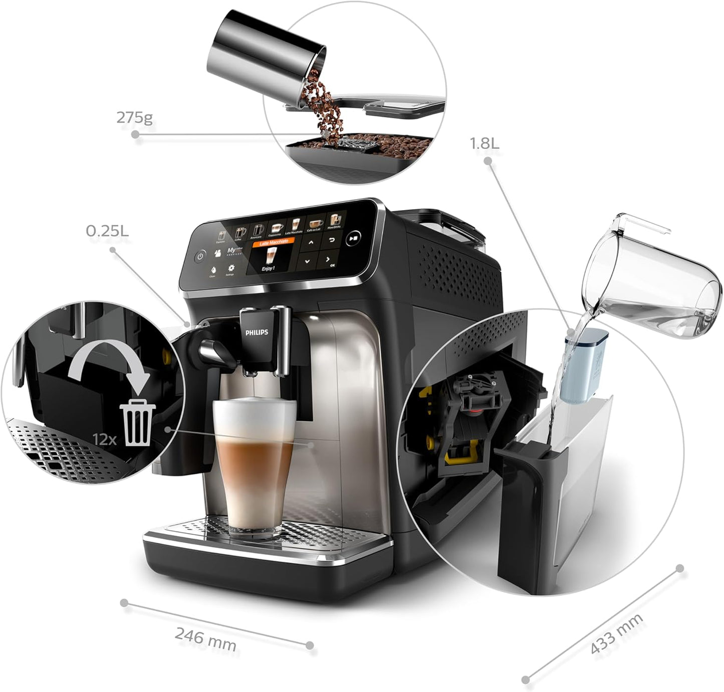 Philips 5500-20 Volautomaat Espressomachine